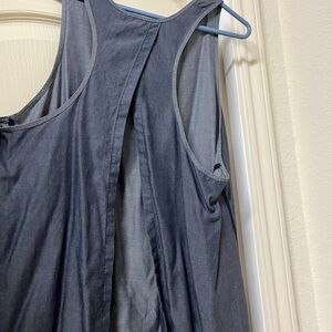 Lululemon Sleeveless Racerback Tank in chambray blue